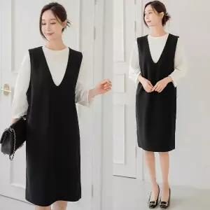 드리다 O24084CC 레이베스트스판원피스 빅사이즈