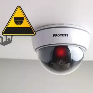 건전지형 모형CCTV돔카메라 가짜감시카메라 방범 보안 적색점멸