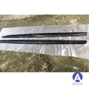 포르쉐 파나메라 971 2017-2019 카본 파이버 사이드 스커트 FRP 도어 범퍼 익스텐션 립 트림 에이프런 스타