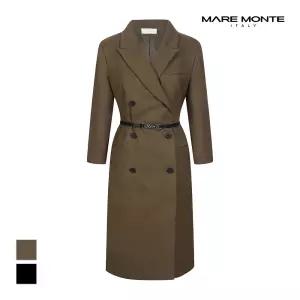 [마레몬떼] 벨티드 더블버튼 원피스_M239MOP68S0