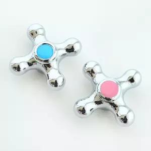 수드림 십자핸들 2P/욕실/수전/샤워기/샤워/물호스/수도/꼭지/연결/부품/주방/배관/부속/세탁기/세면대