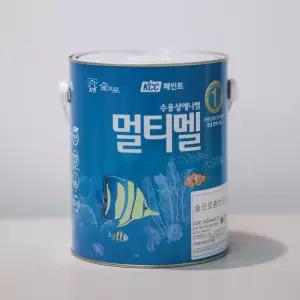 KCC 숲으로 홈앤 멀티멜 유광 흰색 4L 수용성 에나멜 페인트