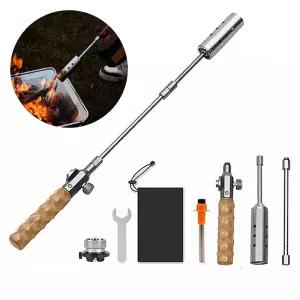 3단분리 캠핑 롱 토치 이소 부탄 가스 액화방지 가정용 요리용 미니 휴대용토치