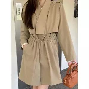 [귈림] 허리스트랩 숏 트렌치 코트(G5FCT001P)