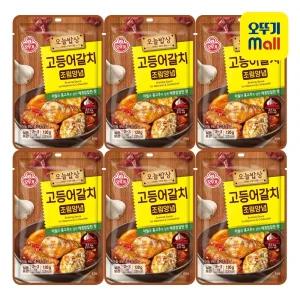 오뚜기 오늘밥상 고등어갈치조림양념 120g 6개