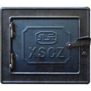 무쇠 아궁이 불문 난로 가마솥 아궁이문 분리형 23x21cm 화로 구멍이 커버 화덕문