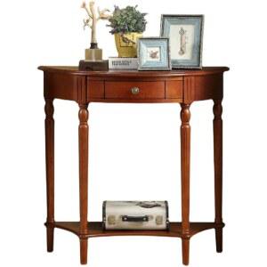 장식장 유럽풍 콘솔장 복도장 연한 수입 선반 복도 복도대 빈티지 아이보리 엔틱