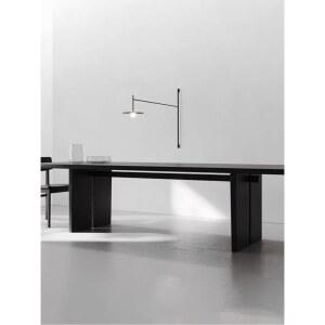 테이블 통원목 사무실 회의용 상담용 학교 세미나실 대형 직사각형 긴책상