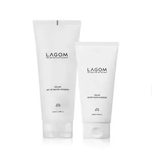 [라곰][수분듀오] 마이크로 폼 클렌저 150ml+젤 투 워터 클렌저 220ml