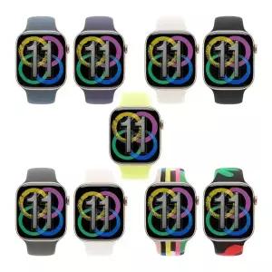 Apple Watch 11 GPS 42mm 로즈 골드 알루미늄 케이스/(스포츠 밴드 색상 및 사이즈 선택)