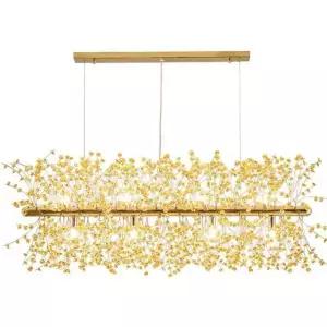 LED 엘사 엘리사 12등 식탁등 펜던트 눈꽃조명 찔림방지 인테리어 삼색변환 크리스탈