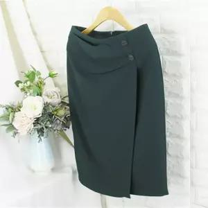ns_버튼셔링 랩 SK SOKH라인스커트 면접스커트 정장스커트 오피스룩 스판스커트
