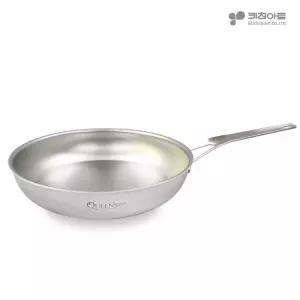 키친아트 퀸즈 통5중 무연마제 IH 인덕션가능 스텐레스316 후라이팬 28cm