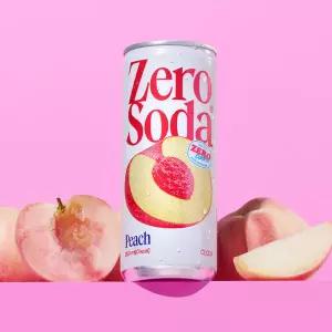 클룹 제로소다 복숭아 250ml 24입