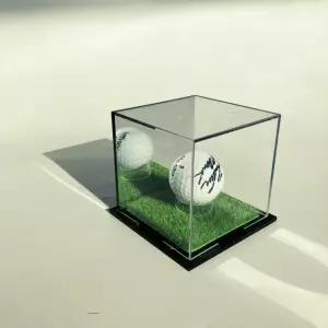 골프공 선물 케이스 대 아크릴 야구공 홀인원 보관 싸인볼 골린이 진열 기념볼