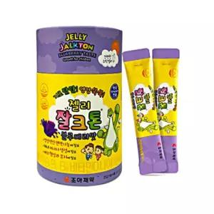 조아제약 젤리 잘크톤 블루베리맛 스틱 어린이 성장 영양제 비타민D 아연 30포