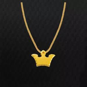 153골드 [최신]24K 순금목걸이 기프트크라운 Gift Crown 왕관 목걸이 11.25g(3돈 세돈) 목걸이.기타중량은 판매자 검색