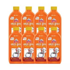 홈스타 세탁조 클리너 450ml x 8 살균소독 악취제거 세탁기 드럼 통돌이 세척
