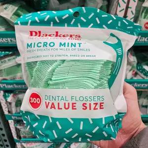 코스트코 플랙커스 마이크로 민트 치실 300개입 치간 치실 Y자형
