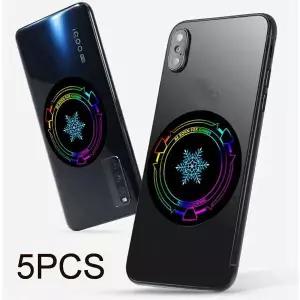 5PCS 마그세이프 자석 차량 태블릿 PC 라디에이터 철판 스티커 69cm 컬러 메탈 플레이트 링