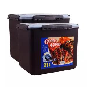 굿앤굿 lg 엘지 삼성 비스포크 딤채 호환 김치 냉장고 김치통 스탠드형 통 21L