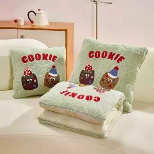 쿠션 이불 캐릭터 낮잠 베개 담요 자동차 휴대용