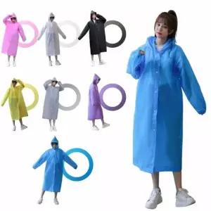 [하프클럽/]고급형 에바소재 레인웨어 두꺼운 고급우비 공용 비옷 장마 트