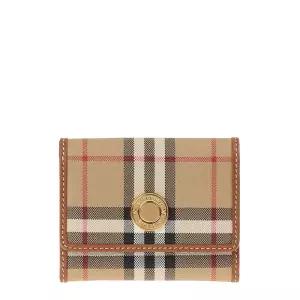 [명품] 체크 로고 여성 반지갑 8094423