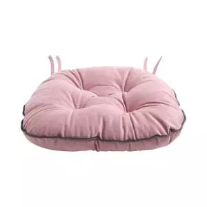 (핑크) 극세사 의자 쿠션 DK53/방석/학생/사무용/고급/쇼파/패드/폭신한/컴퓨터/다용도/부드러운/거실/식당