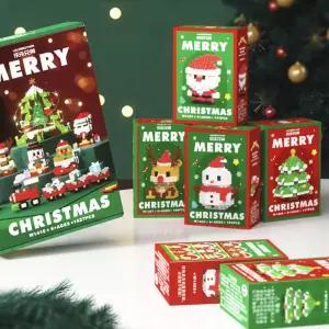 나노블럭 크리스마스 캐릭터 5개입 학원 교회 어린이 단체선물 안전인증