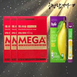 대웅제약 에너씨슬 플래티넘 메가 1000mg X 60캡슐 3개 5중케어 [+레몬즙10포]
