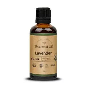 (라벤더) 퓨어스 오가닉 에센셜 오일 50ml/아로마/화이트/파인/에센스/보습/에션셜/로즈마리/퓨어/그레이프