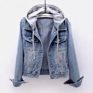 [하프클럽/]여성 S/S 오텀 올데이점퍼 블루진 트러커자켓 후드티 탈부착 가