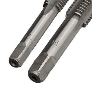 드릴비트5개입 50-67mm 미터법 나사탭 HSS 스크류탭 드릴 비트 세트 M3-M8 기계용 직선 샹크 플러그 탭 스