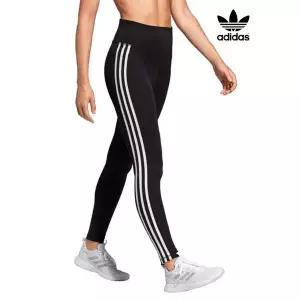 [하프클럽/아디다스]adidas 여성 삼선 레깅스 타이즈_DU2040