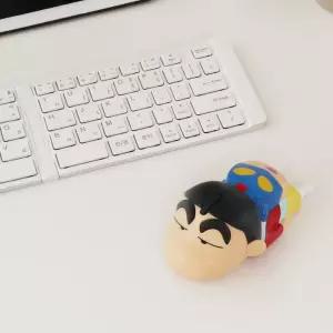 짱구 액션가면 입체 블루투스 무선 마우스 휴대용 노트북 갤럭시탭