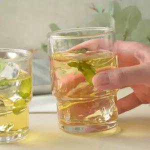 도요사사키 데일리 스텍컵 카페물컵 강화유리 클리어 250ml