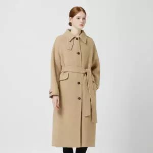 [롯데백화점]씨씨콜렉트 벨티드 헤링본 핸드메이드 맥코트 C254MSG357