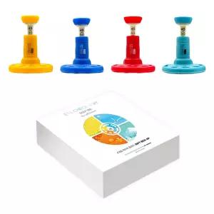 아이체크 스테이 골프티꽂이 1초 티업 선물세트 4p 꽂지않고 바로티샷