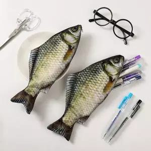 [심쿵샵]킹받는 생선필통 쓸데없는 웃긴 선물 친구선물 문구 파우치 봉제 5type