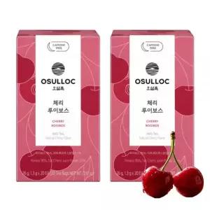 오설록 체리 루이보스티 디카페인 무카페인 티 20개입x2개