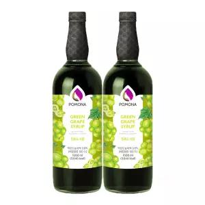 포모나 청포도 시럽 1000ml 2개세트