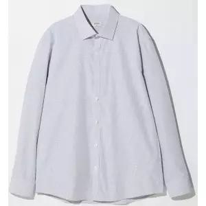 [하프클럽/에스티코]소프트 터치 블랙 체크 셔츠 블랙 (슬림핏) SDSWA04SCB