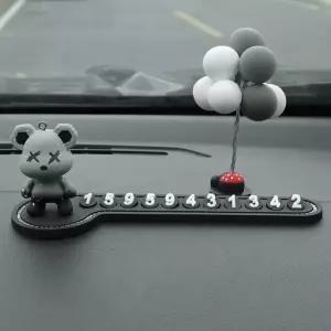 인기 자동차 입체 주차 캐릭터 전화번호판 핸드폰번호 신상품 디자인 알림판 주차번호판