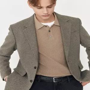 지오다노자켓 남자 울 블레이저 남성정장 가을자켓 075907