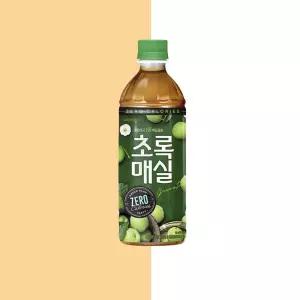 초록매실 제로 500ml 24개 무설탕 음료