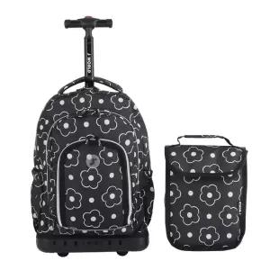 제이월드 16인치 롤링백팩 신학기가방 기내용캐리어 학원가방(플라워)