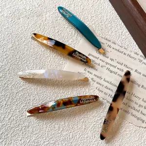 앞머리 자동핀 집게핀 옆머리 고급 1세트) (2개  헤어핀 포인트핀 일자 프랑스핀   예쁜 머리