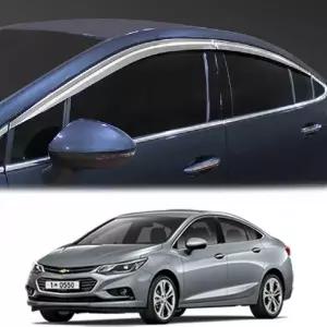 올뉴크루즈 윈도우바이저 크롬 썬바이저 창문몰딩