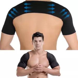 양쪽 어깨보호대 2종 군인 어깨 운동 보호대 통기성 신축성